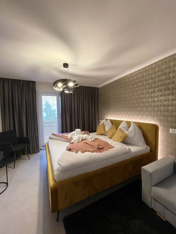 Spálňa s manželskou posteľou, MARMOT Mountain Apartment, Vysoké Tatry