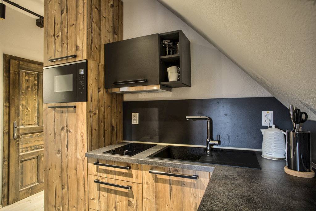 Kuchyňa, Vrchársky dvor - Chalupa pod Dlhým grúňom, Drábsko