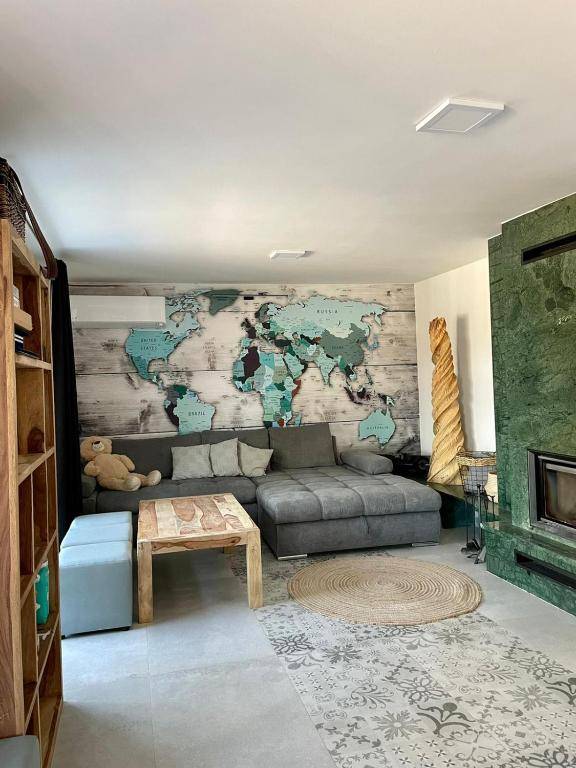 Obývačka, Chata Maya Domaša, Kvakovce