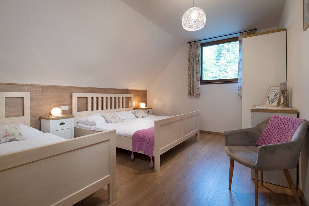 Spálňa, Chata Polom, Raková