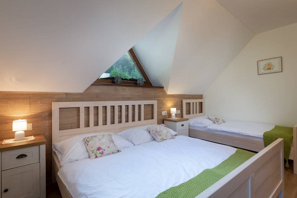 Spálňa, Chata Polom, Raková