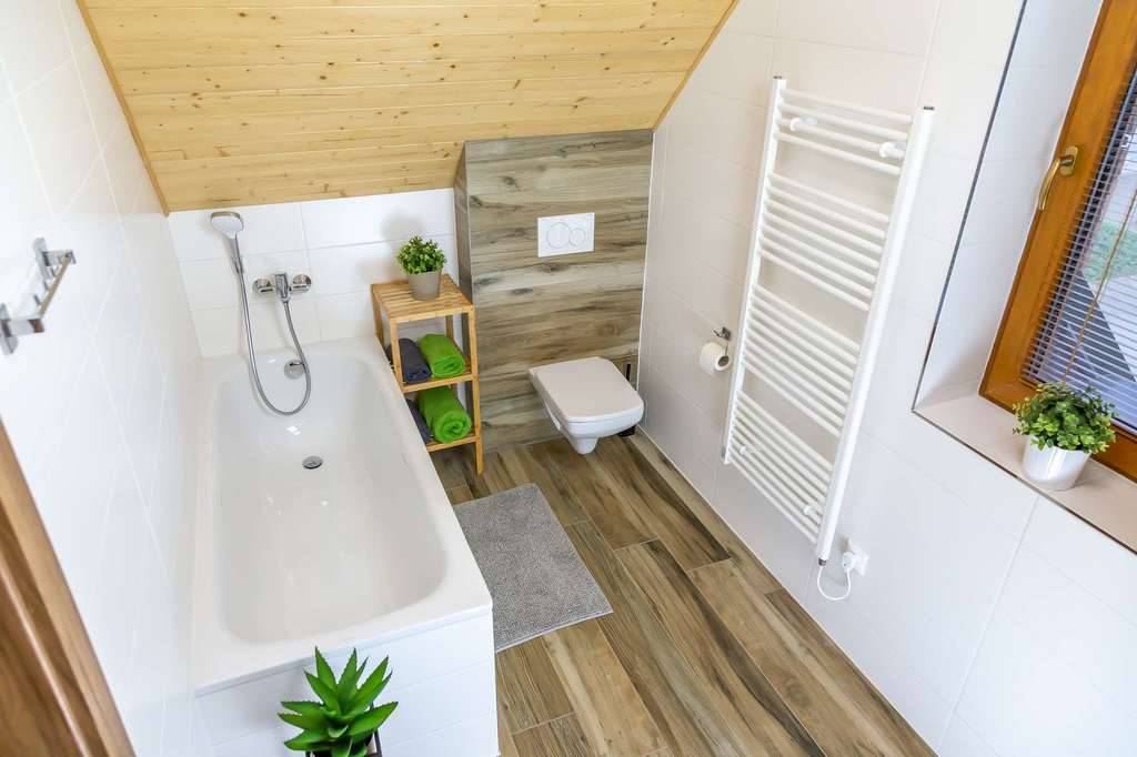 Kúpeľňa s toaletou, Chalet Laura, Stará Lesná