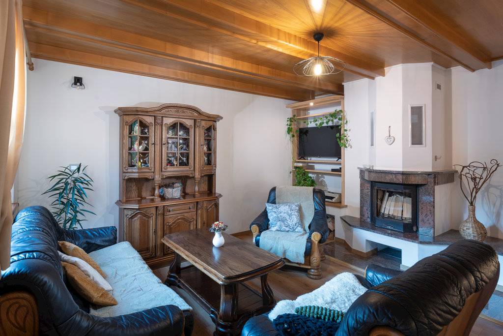 Obývačka, Chata Korcháň, Raková