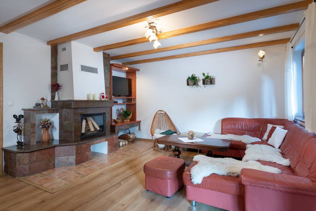 Obývačka, Chata Korcháň, Raková