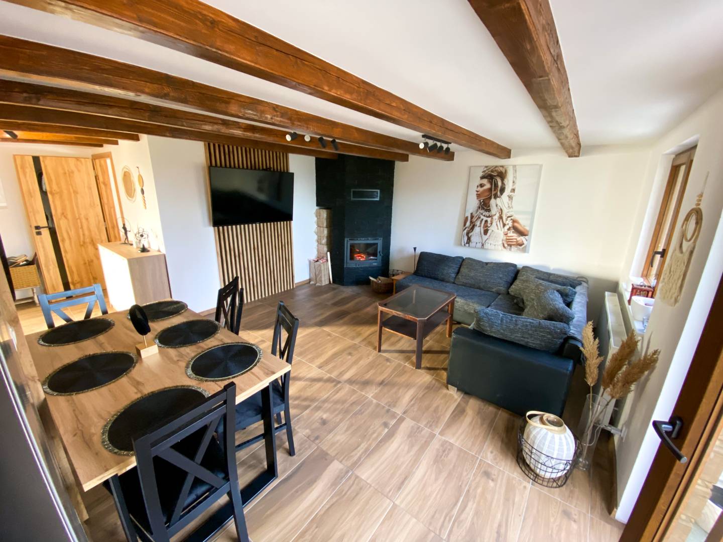 Obývačka, Chata Tri Groše 1 ****, Námestovo