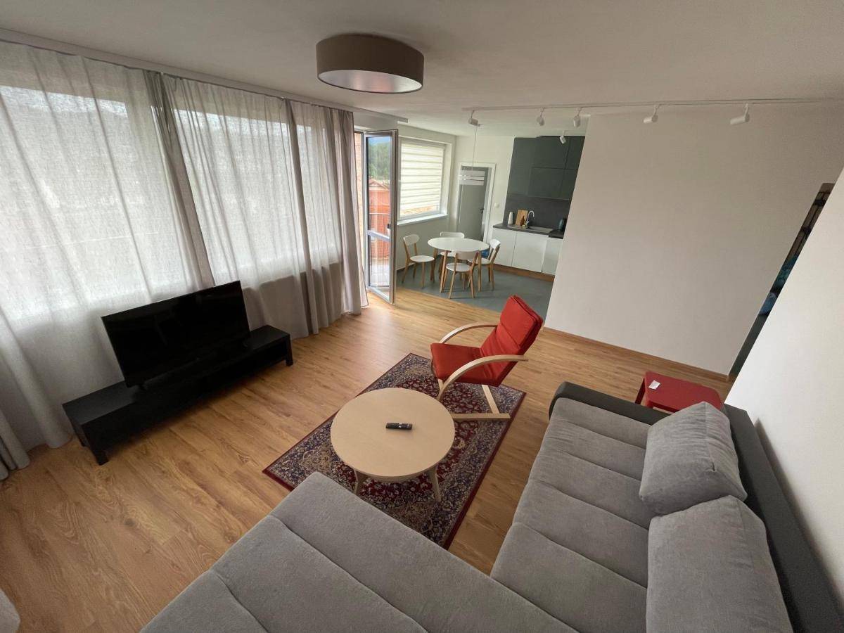 Obývačka, Apartmán s výhľadom na hory, Banská Bystrica