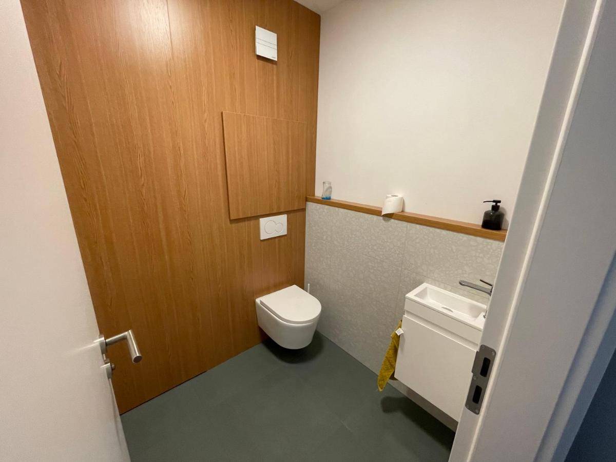 Samostatná toaleta, Apartmán s výhľadom na hory, Banská Bystrica