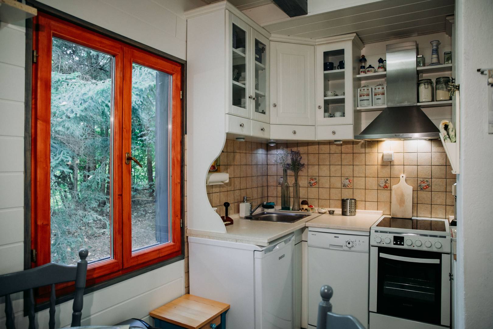 Kuchyňa, Romantická chata na Richňave, Štiavnické Bane