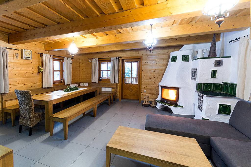 Obývačka, Chata Šuštiak, Terchová