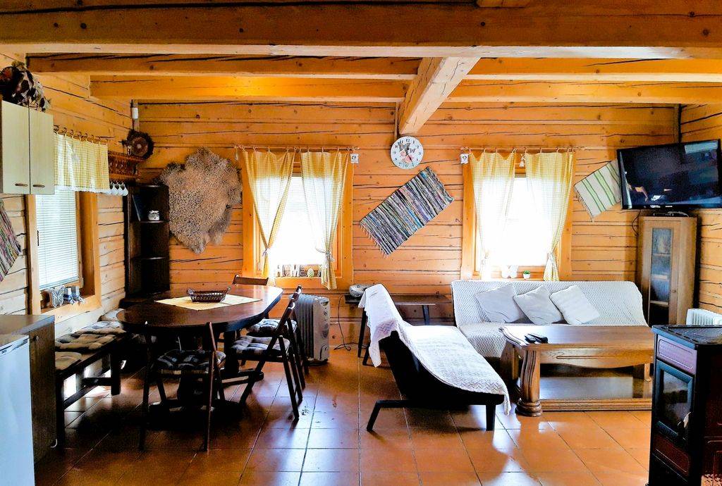 Obývačka, Chata Raj, Hrabušice