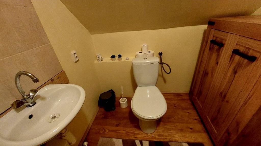 Kúpeľňa s toaletou, Chata Raj, Hrabušice