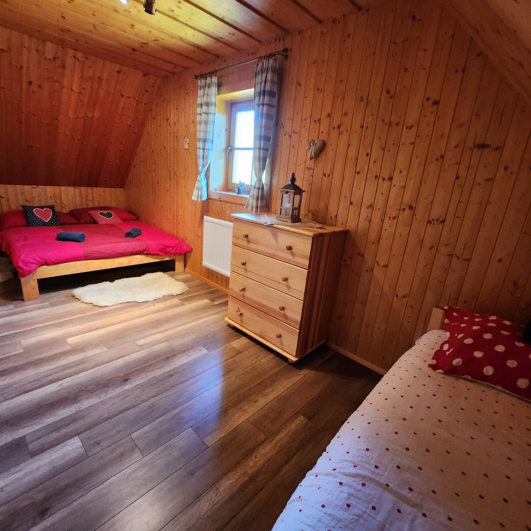 Spálňa, Chalupa Rajka, Zázrivá