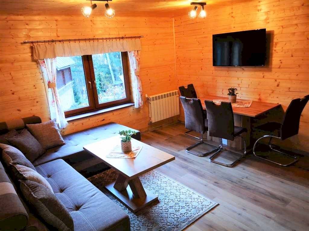 Obývačka, Chata wellness Krpáčovo, Horná Lehota