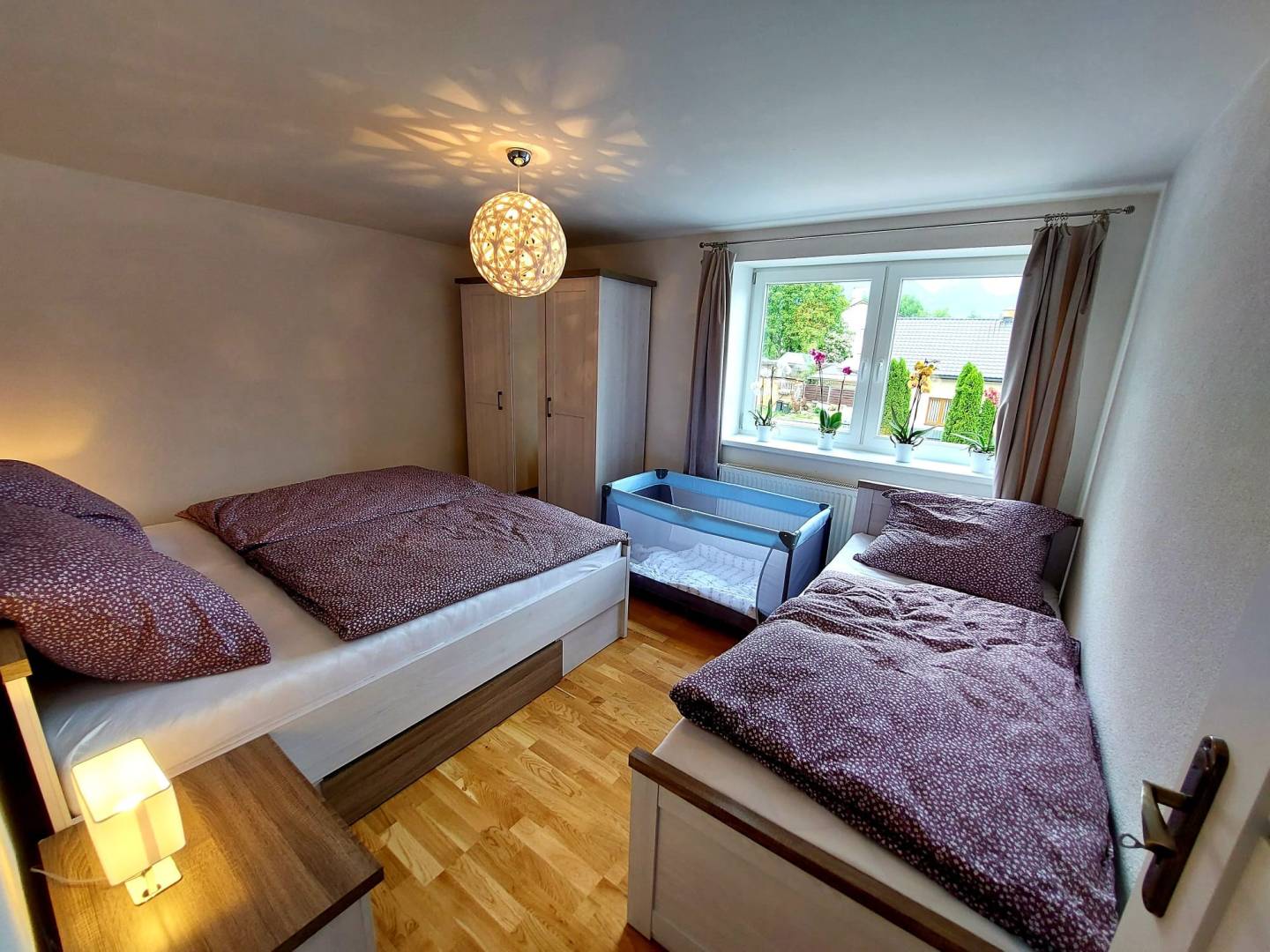 Spálňa, Panoramatický apartmán Tatry, Nová Lesná