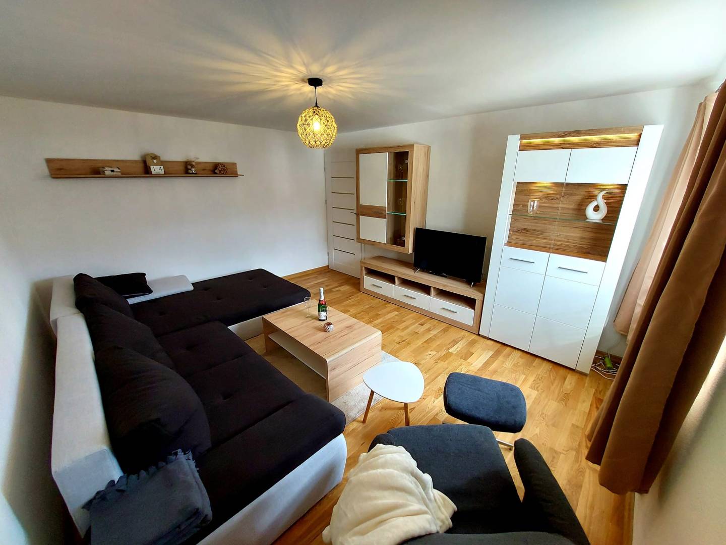 Obývačka, Panoramatický apartmán Tatry, Nová Lesná