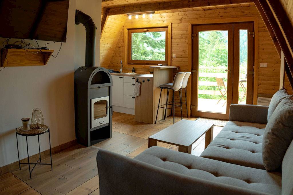 Obývačka, Chalet Kosorky, Oščadnica