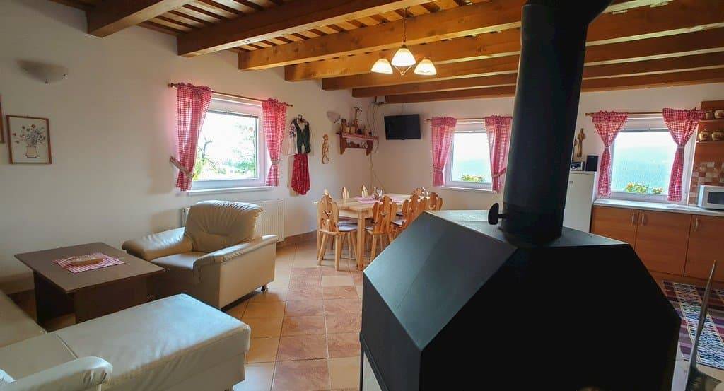 Obývačka, Chata Šimka, Oravská Lesná