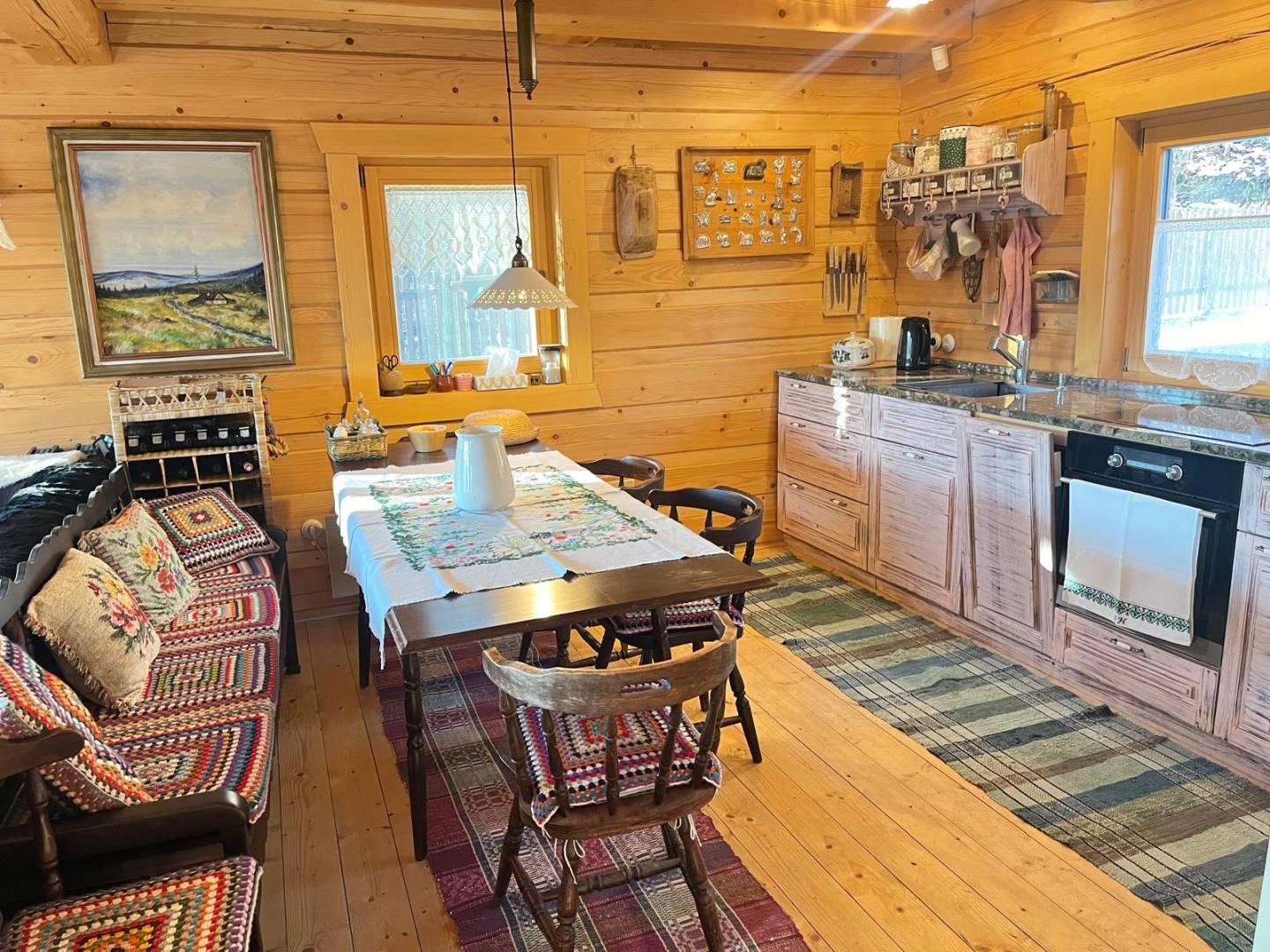 Kuchyňa, Chalupa u Golisov, Zákopčie