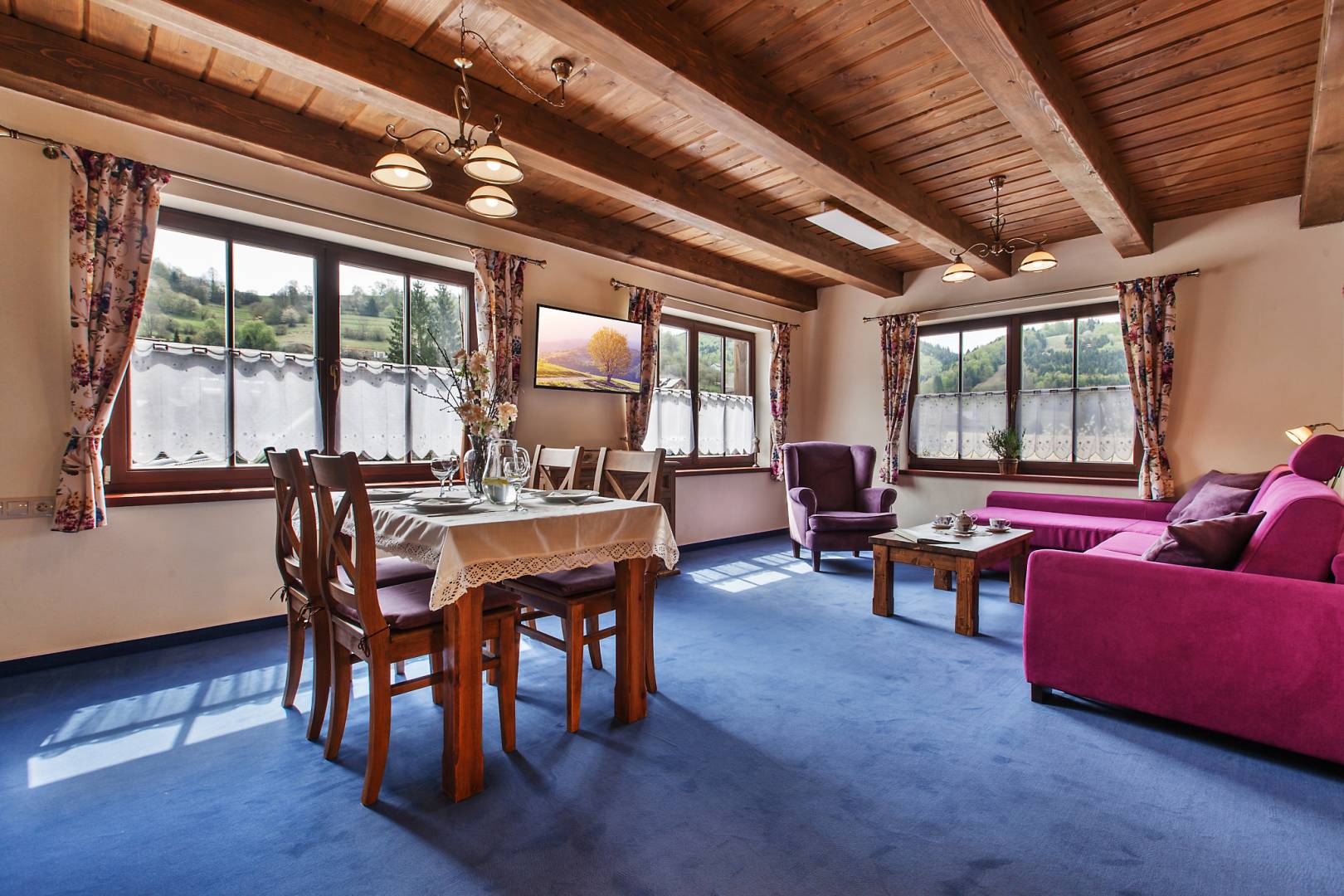 Obývačka, Wellness Horská Vílenka, Mýto pod Ďumbierom