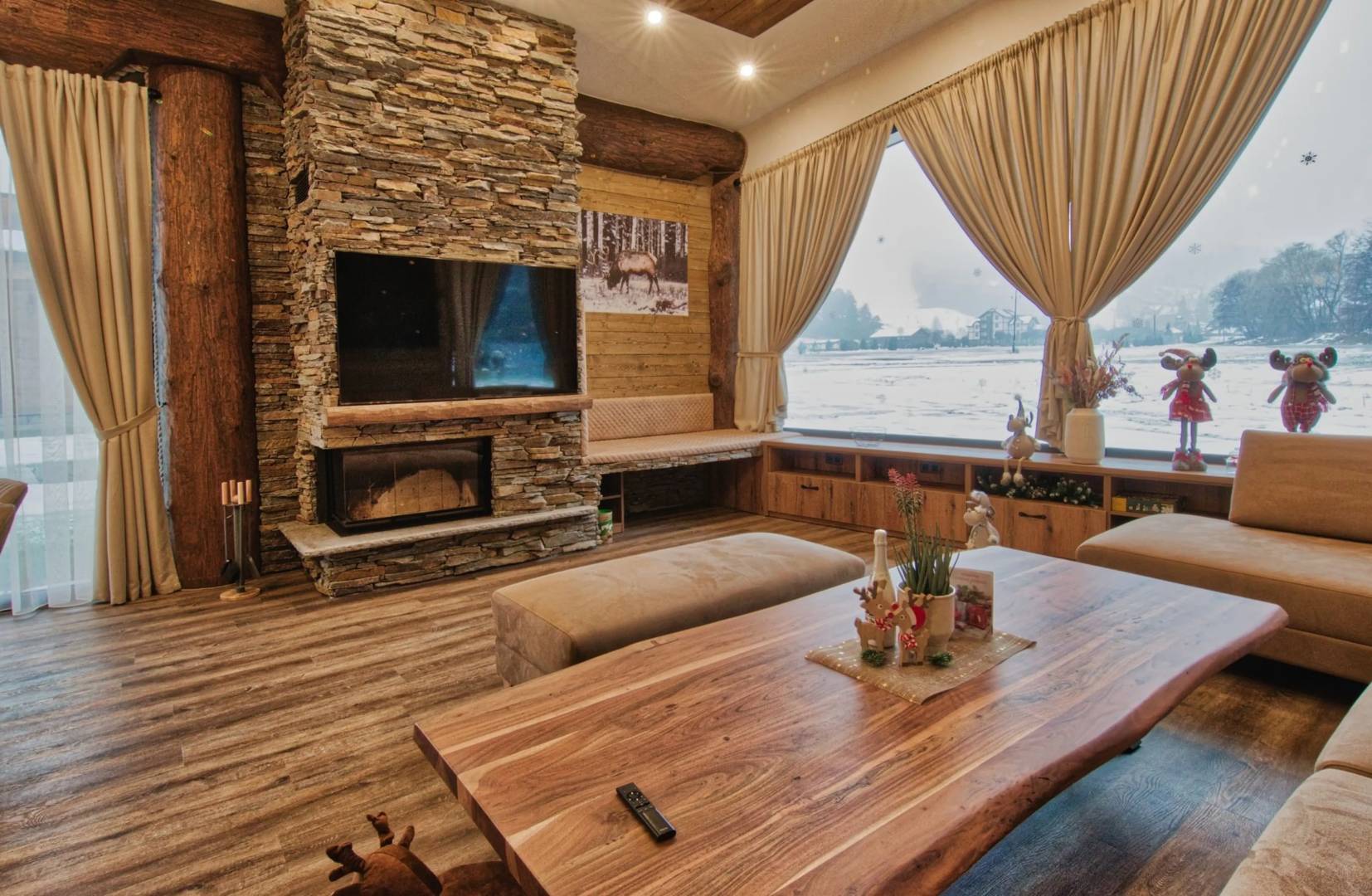 Obývačka, Mountain Chalets - Chalet Jeleň, Valča