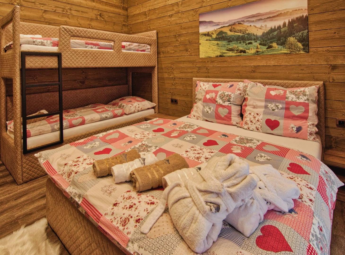 Spálňa, Mountain Chalets - Chalet Jeleň, Valča