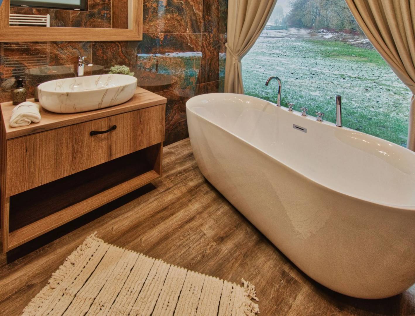 Kúpeľňa s toaletou, Mountain Chalets - Chalet Diviak, Valča