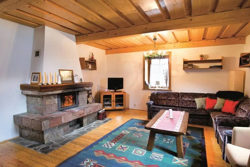 Obývačka, Chata Starý Majer, Terchová