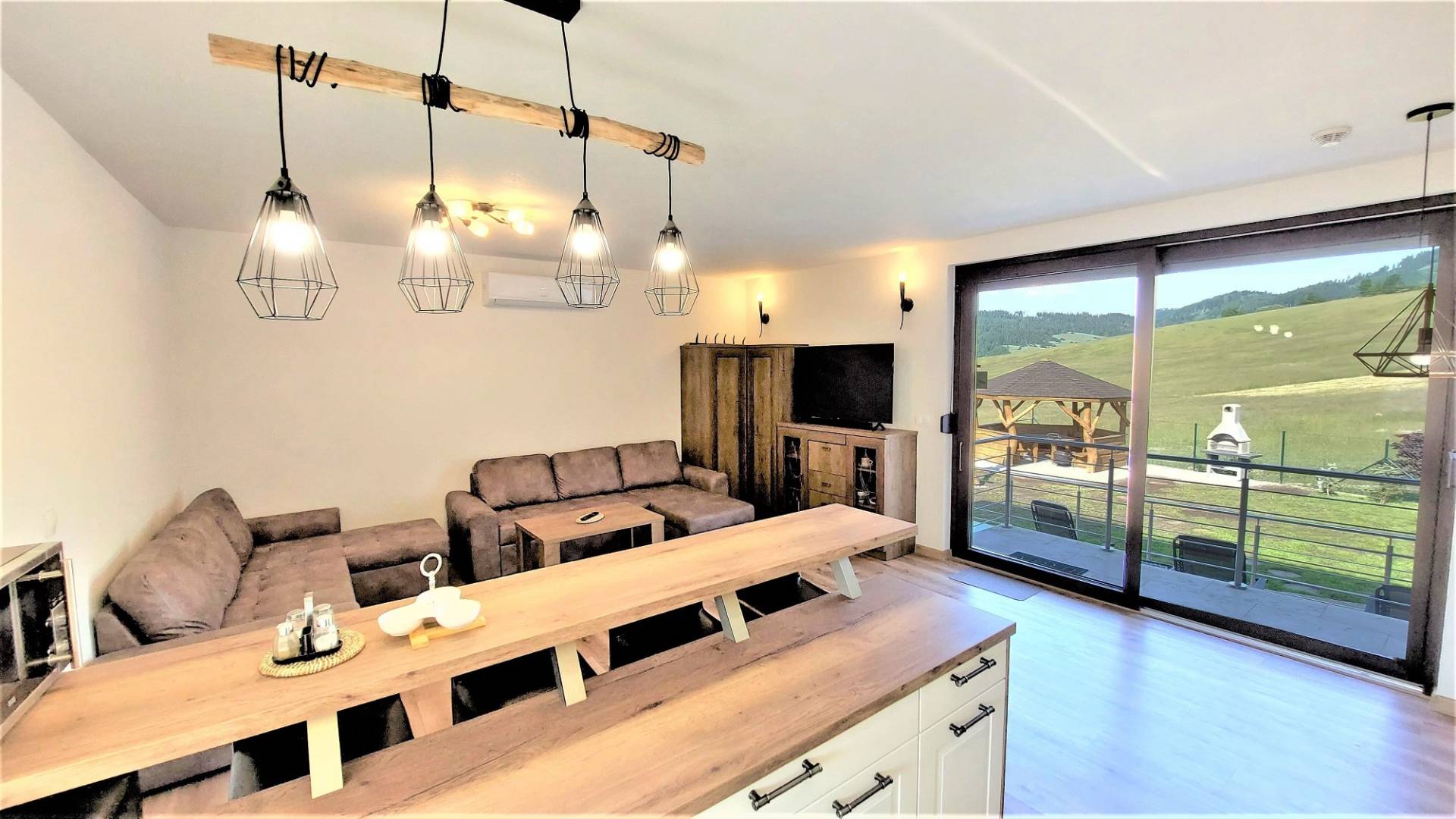 Obývačka, Villa Liptovská Mara, Liptovská Anna