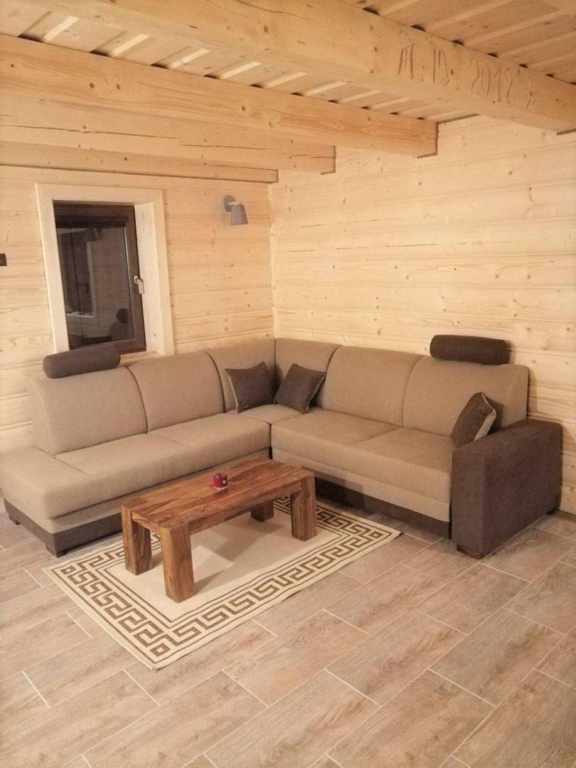 Obývačka, Chata na Vŕšku, Pribylina