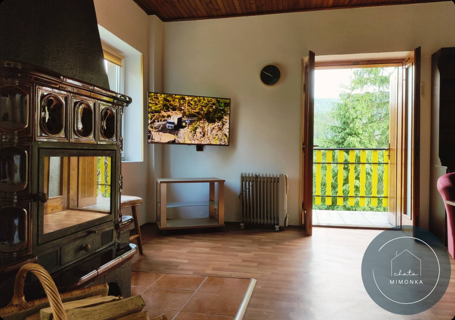 Obývačka, Chata MIMONKA, Dedinky
