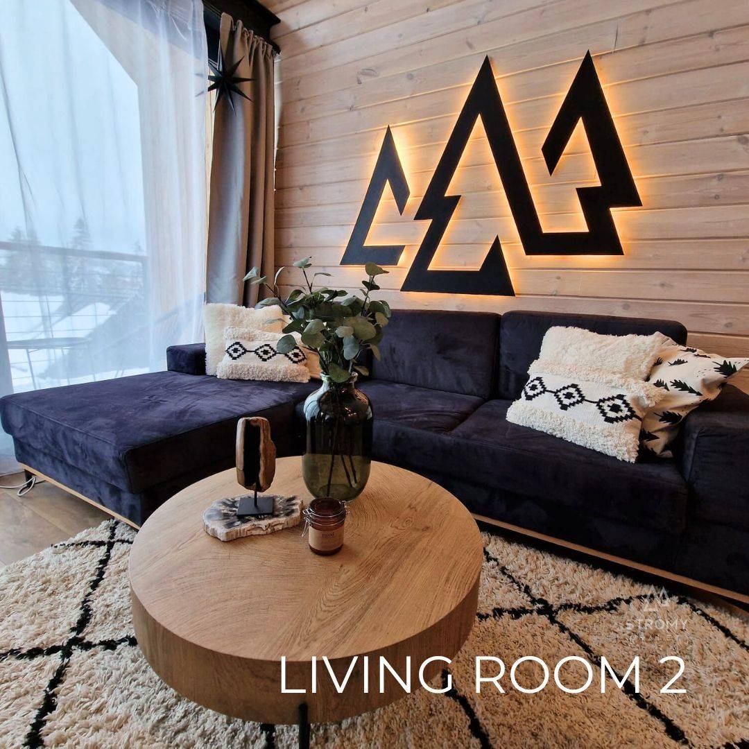 Obývačka, Chalet STRÖMY, Liptovský Mikuláš