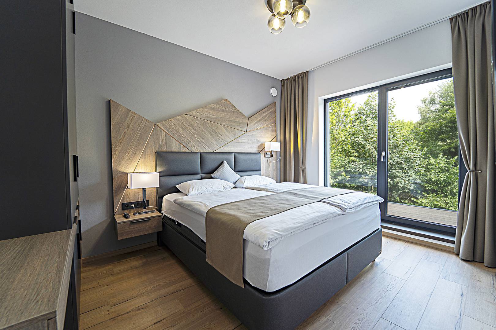 Spálňa, Villa pri rybníku STROHM, Hodruša - Hámre