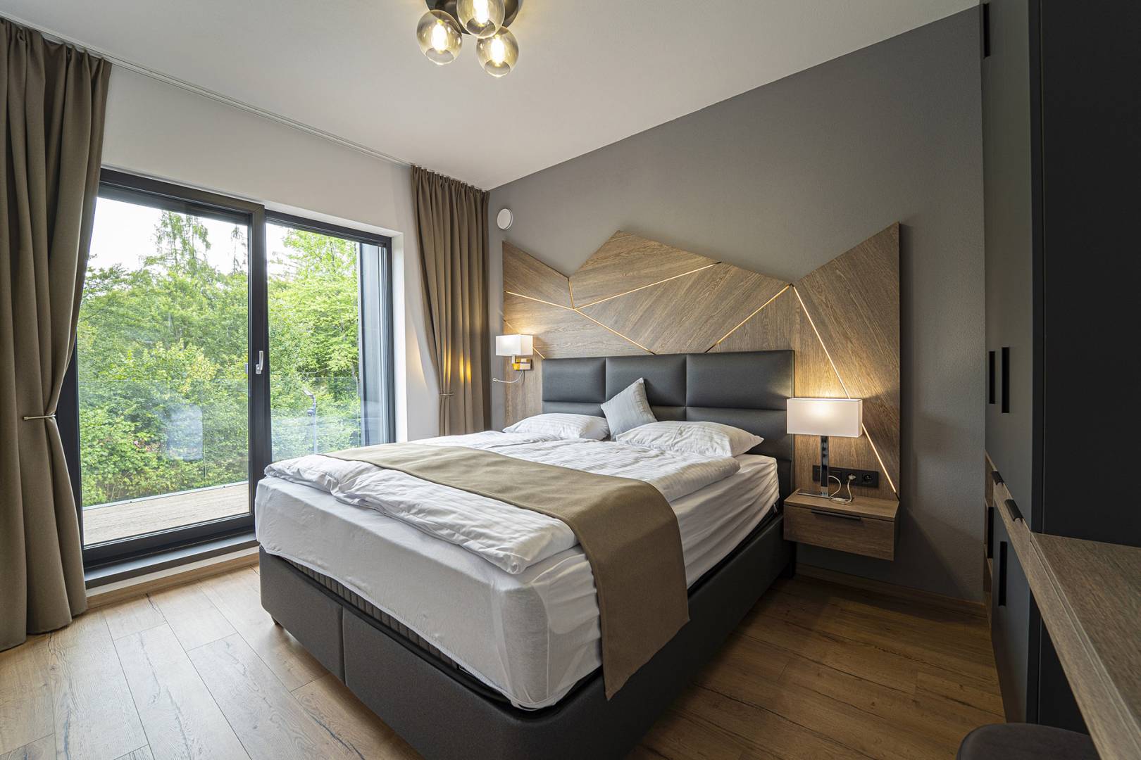 Spálňa, Villa pri rybníku STROHM, Hodruša - Hámre