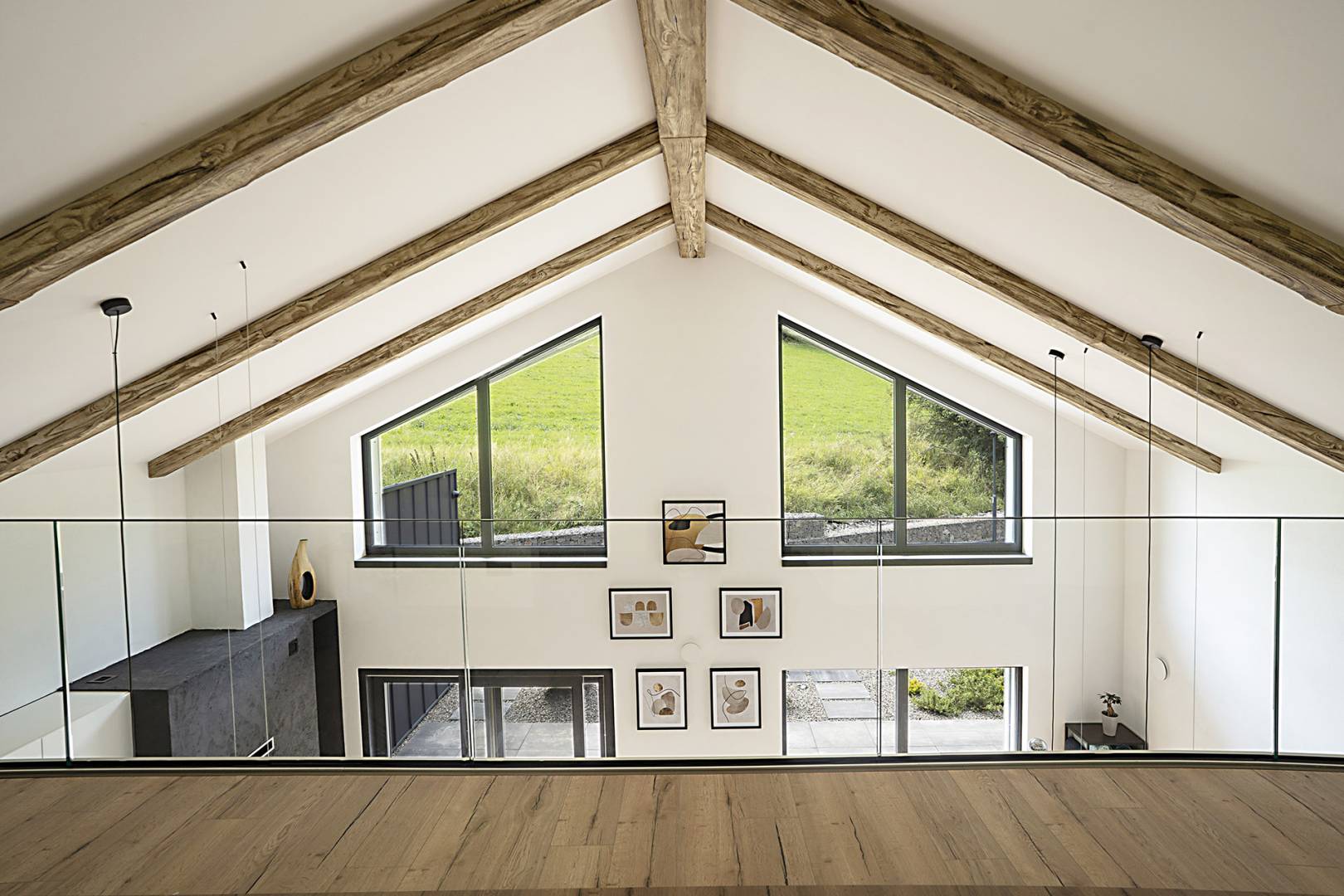 Balkón, Villa pri rybníku STROHM, Hodruša - Hámre