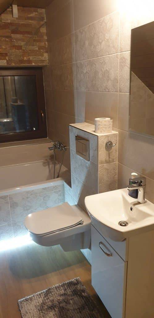 Kúpeľňa s toaletou, Chata Veronika, Važec