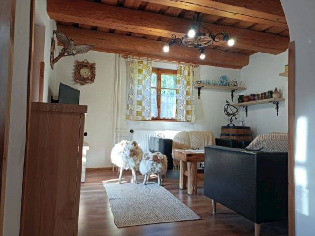 Obývačka, Chata Smrek a zvieracia mini farma, Jezersko