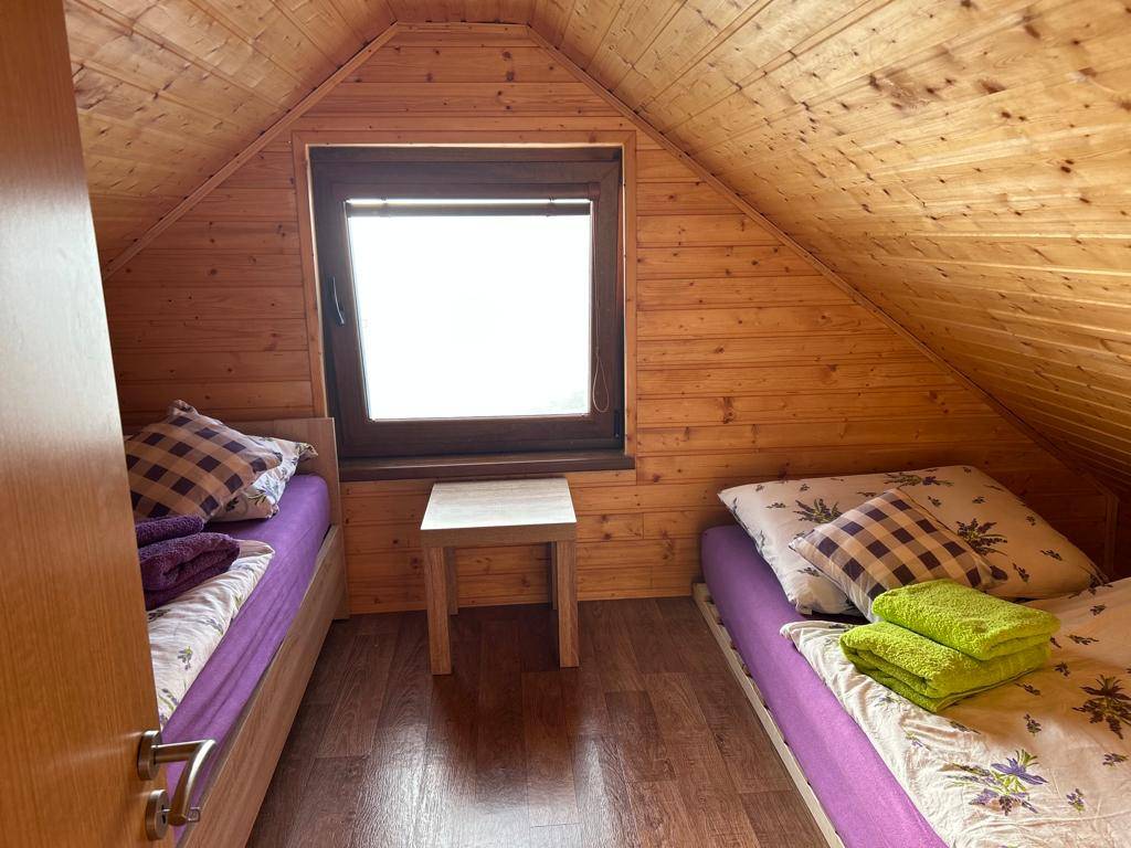 Spálňa, Chatka Nová zem, Podkylava