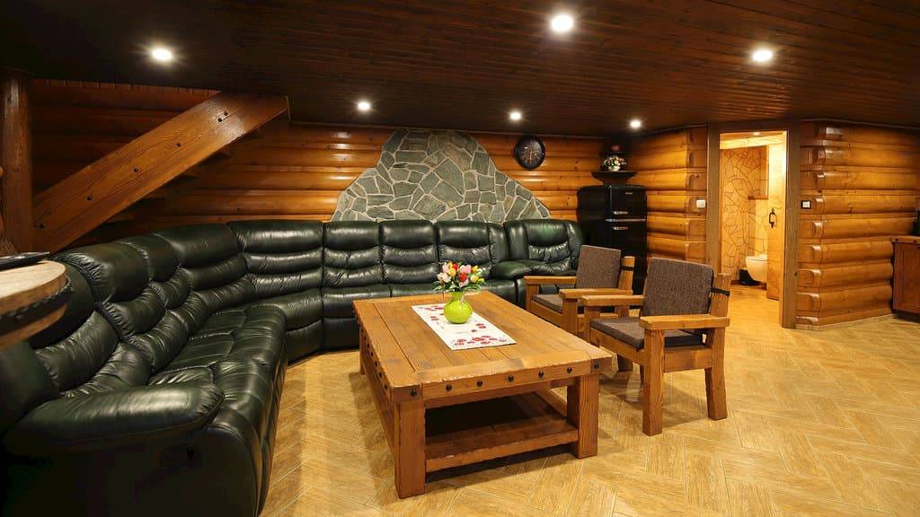 Obývačka, Zelená chata na Kysuciach, Čadca