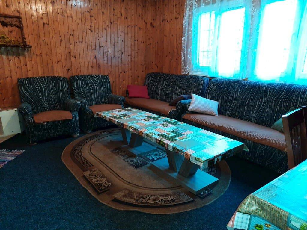 Obývačka, Chata na Duchonke, Prašice