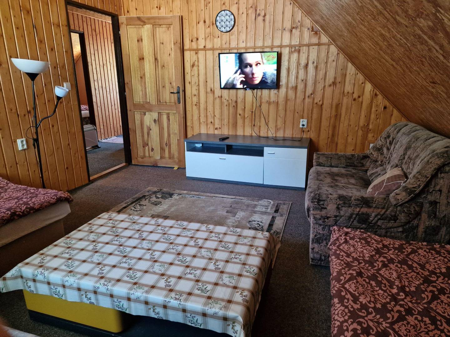 Obývačka, Chata na Duchonke, Prašice