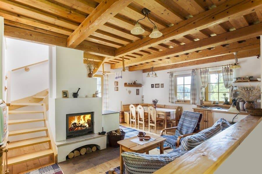 Obývačka, Chata č. 23 Čremošné pri Turčianskych Tepliciach, Čremošné