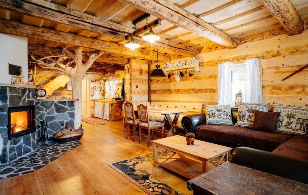 Obývačka, Drevená Chalúpka, Šumiac