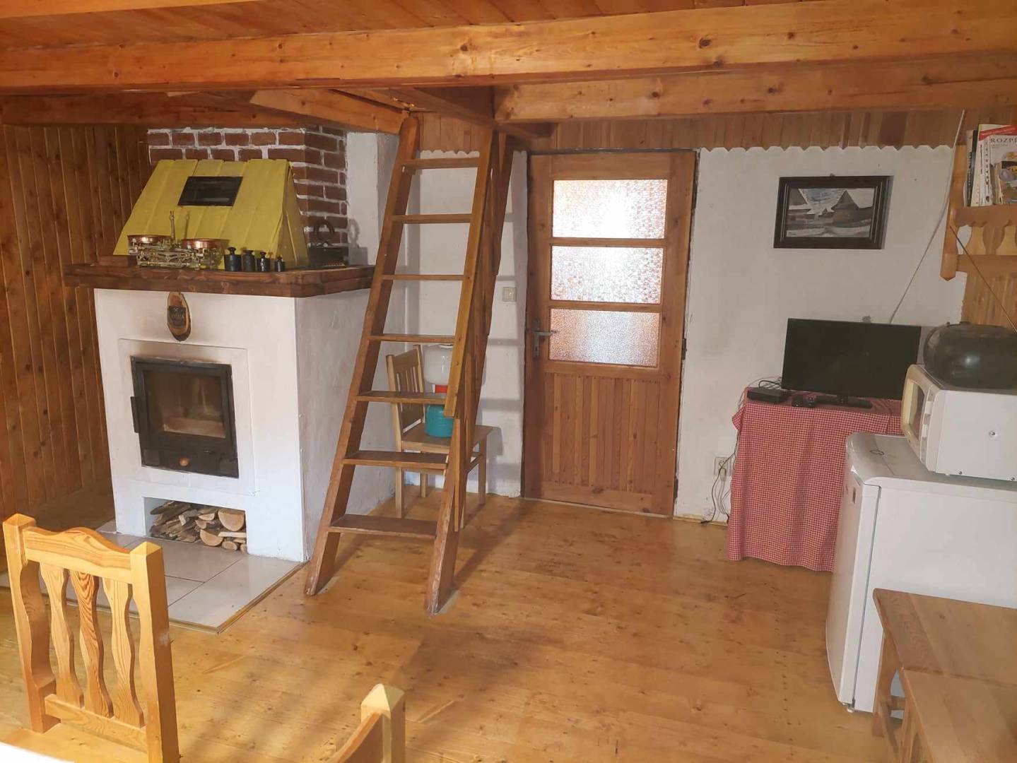 Obývačka, Chata u Eda, Vyšná Boca