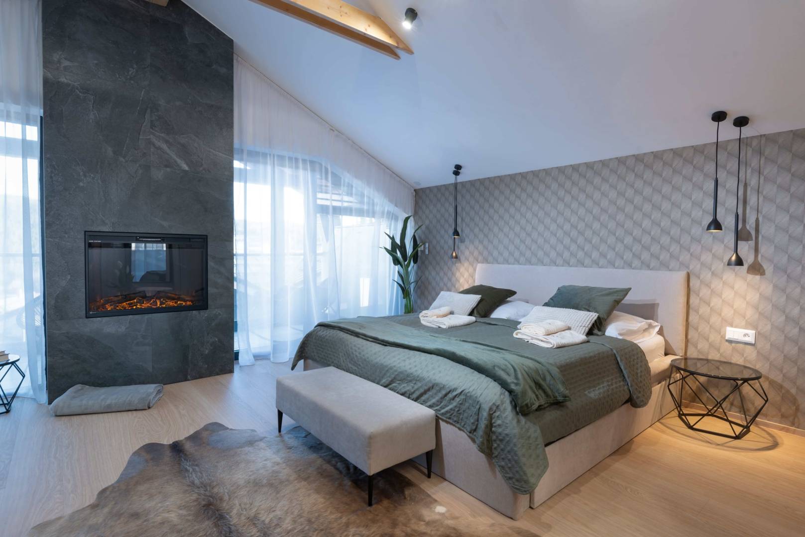 Spálňa, Apartmanica Chalet 5B, Donovaly