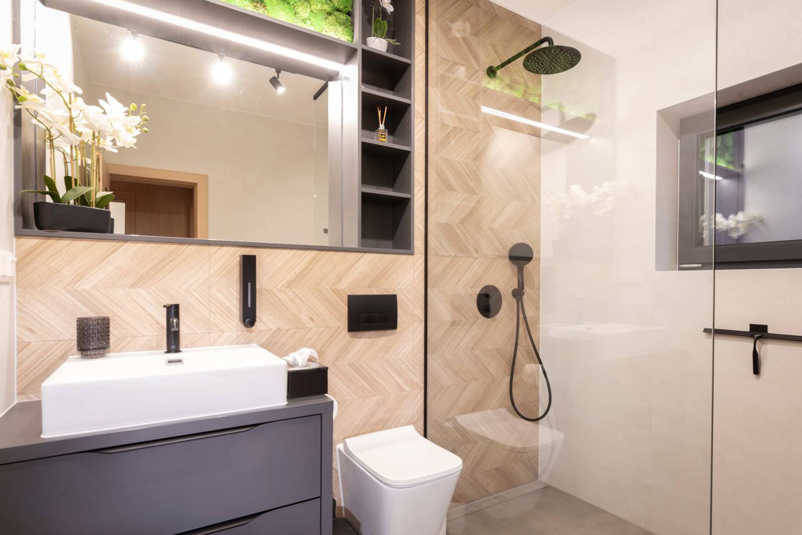 Kúpeľňa s toaletou, Apartmanica Chalet 5B, Donovaly