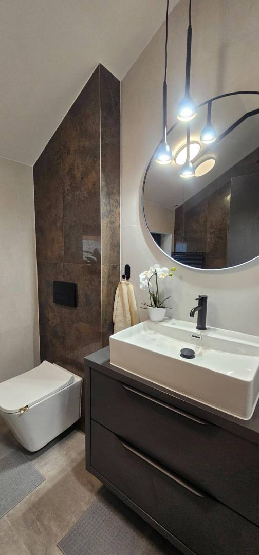 Kúpeľňa s toaletou, Apartmanica Chalet 5B, Donovaly