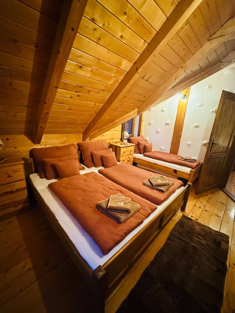 Spálňa, Chata Melissa, Trstená