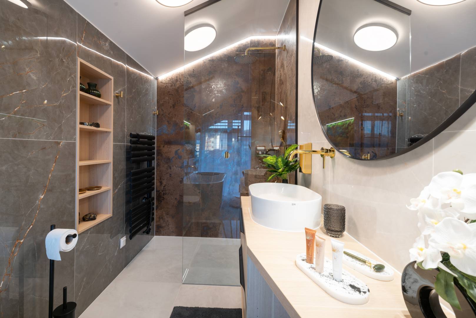 Kúpeľňa s toaletou, Apartmanica Chalet 5A, Donovaly