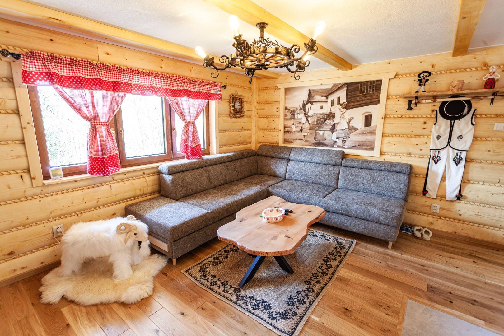 Obývačka, Chata Goralka, Horná Lehota