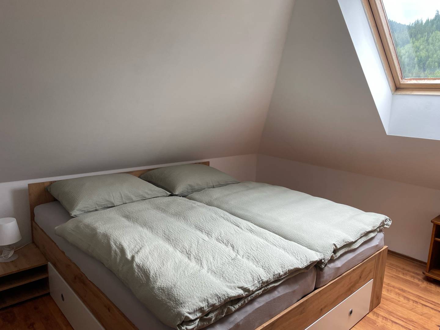 Spálňa, Veľká chata pri hoteli Zerrenpach, Osrblie